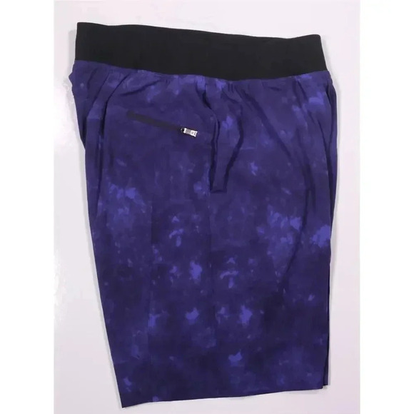 Lululemon T.H.E Lined Shorts Purple Cosmic Space Dye Gym Shorts 9" Men's Small - Picture 4 of 5